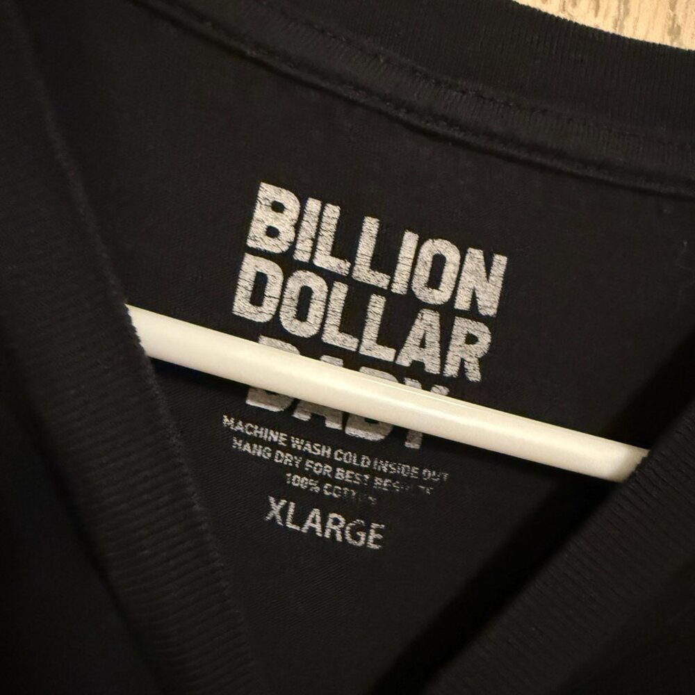 Billion Dollar Baby Men’s Long sleeve T-shirt, Black, XL - Picture 3 of 8